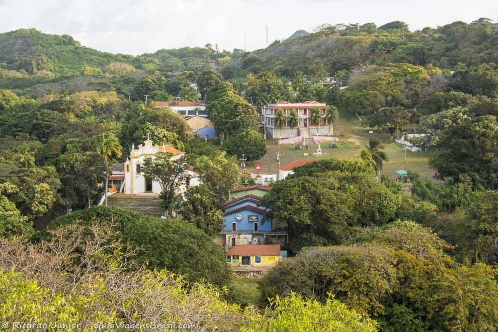 Imagem do alto da linda Vila dos Remédios.